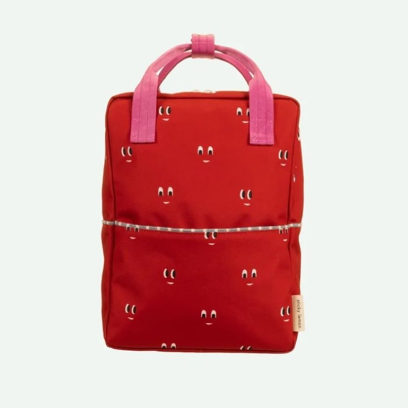 Sticky Lemon Rucksack medium 'better together | special edition | eyes | basketball red'