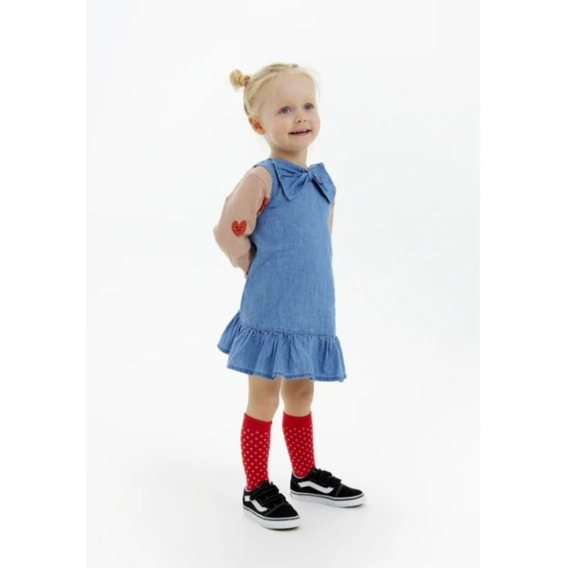 THE NEW TNSTNynne Gerippte Langarmbluse 'Adobe Rose'