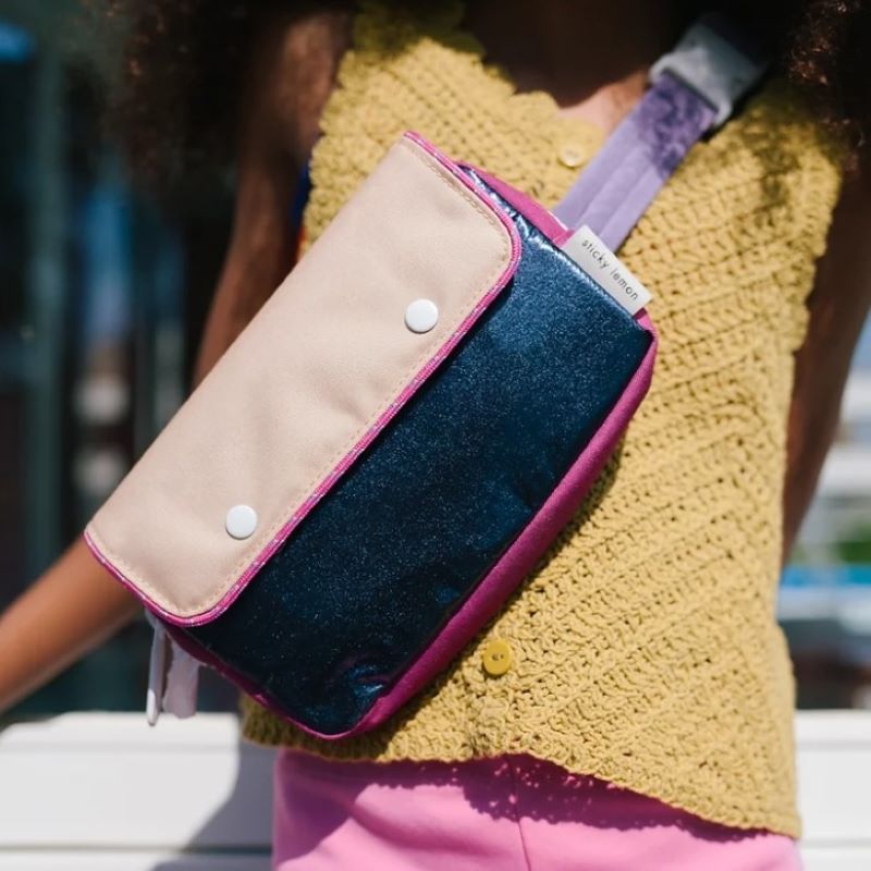 Sticky Lemon fanny pack small 'better together | envelope | gym floor'
