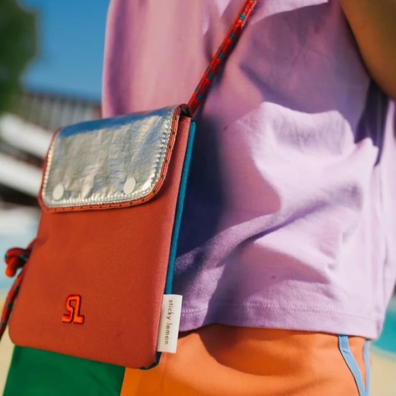 Sticky Lemon wallet bag 'better together | athletics track'