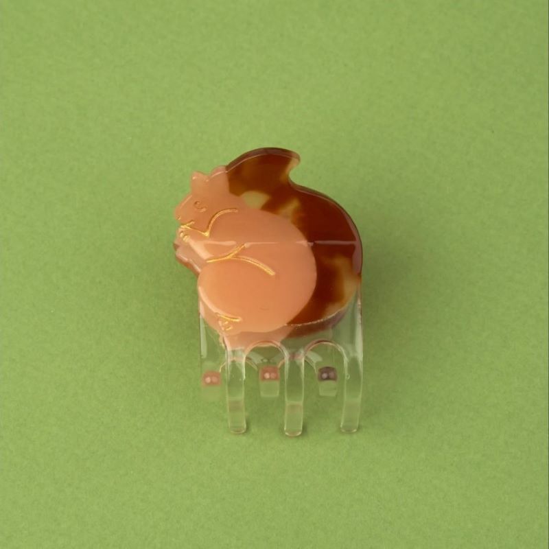 Coucou Suzette Mini Haarklammer 'Eichhörnchen'