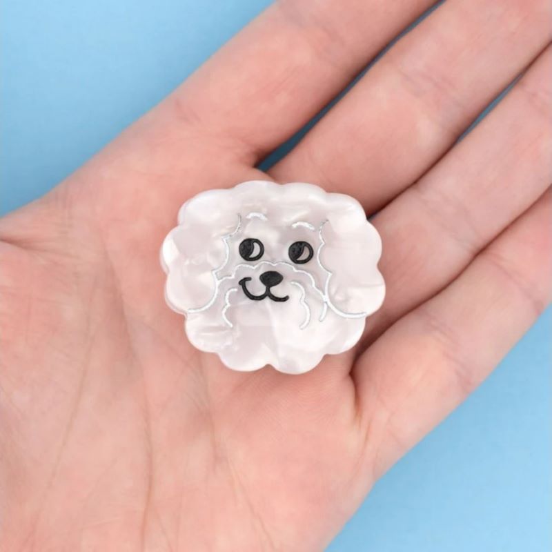 Coucou Suzette Mini Haarklammer 'Bichon'