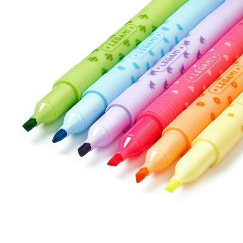 Legami Set mit 6 löschbaren Textmarkern 'Magic Highlighters'