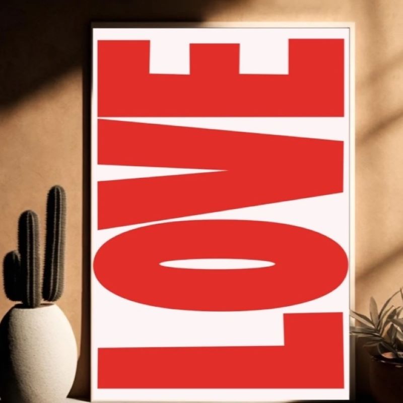Ute Arnold Studio Postkarte 'LOVE'