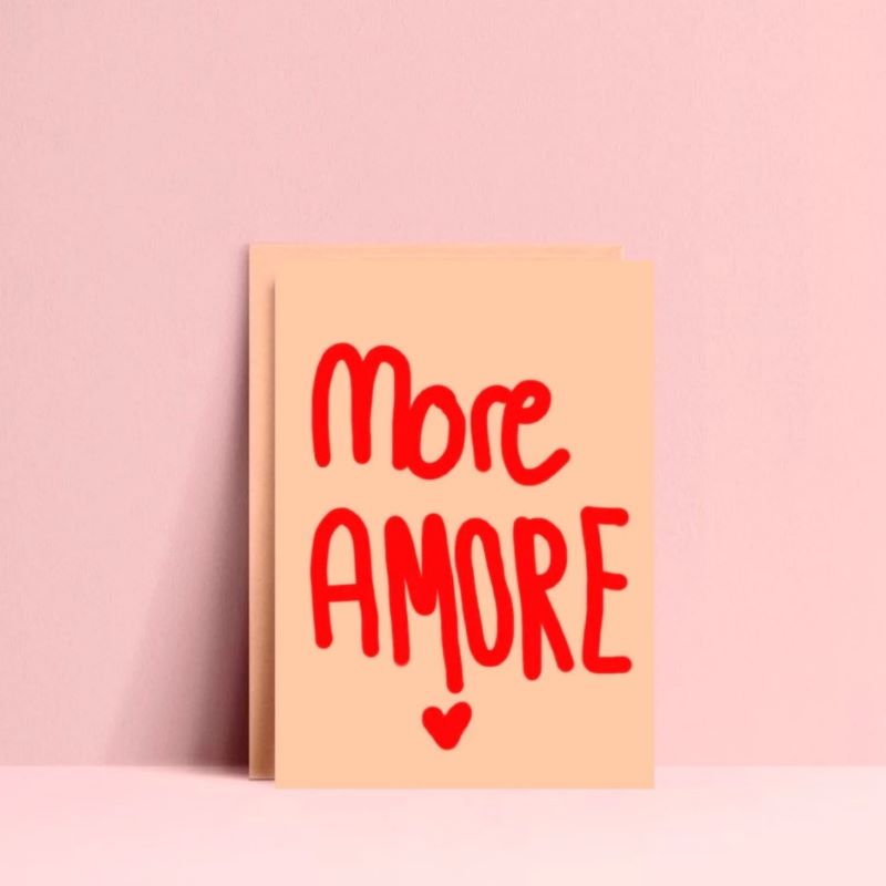 Ute Arnold Studio Postkarte 'More Amore'
