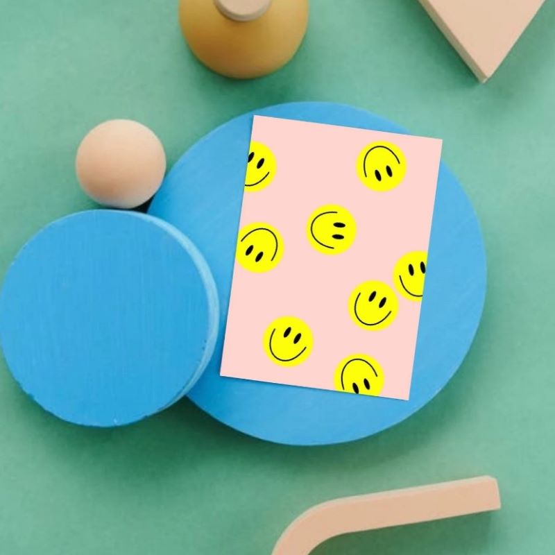 Ute Arnold Studio Postkarte 'Flying Smiley'