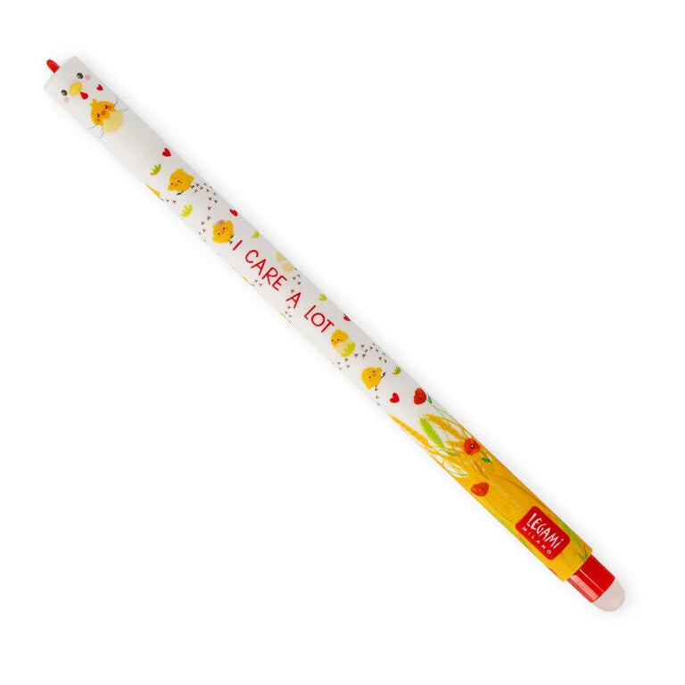 Legami Löschbarer Gelstift 'Henne I care a lot‘