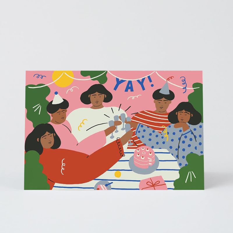 Wrap Klappkarte 'Feier'