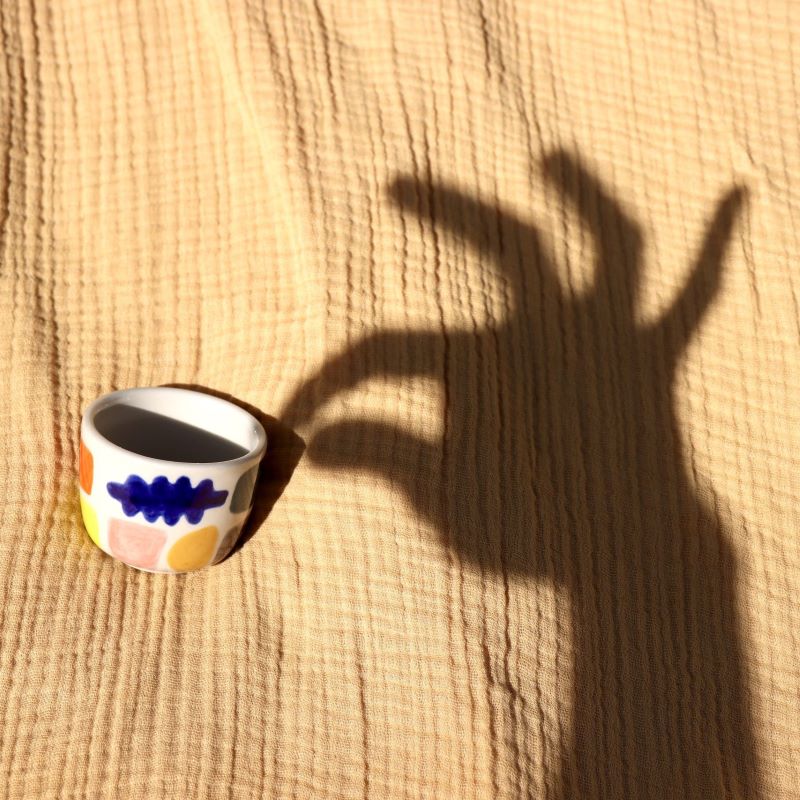 Donna Wilson Espresso Tasse/ Eierbecher/ kleine Schale 'Mottle'