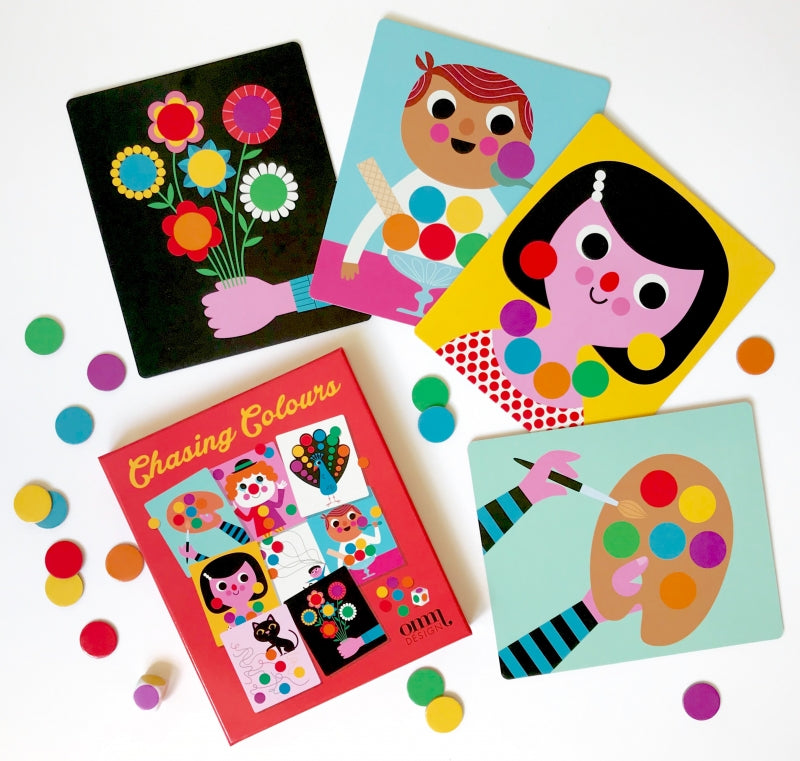 Würfelspiel 'CHASING COLOURS' OMM Design