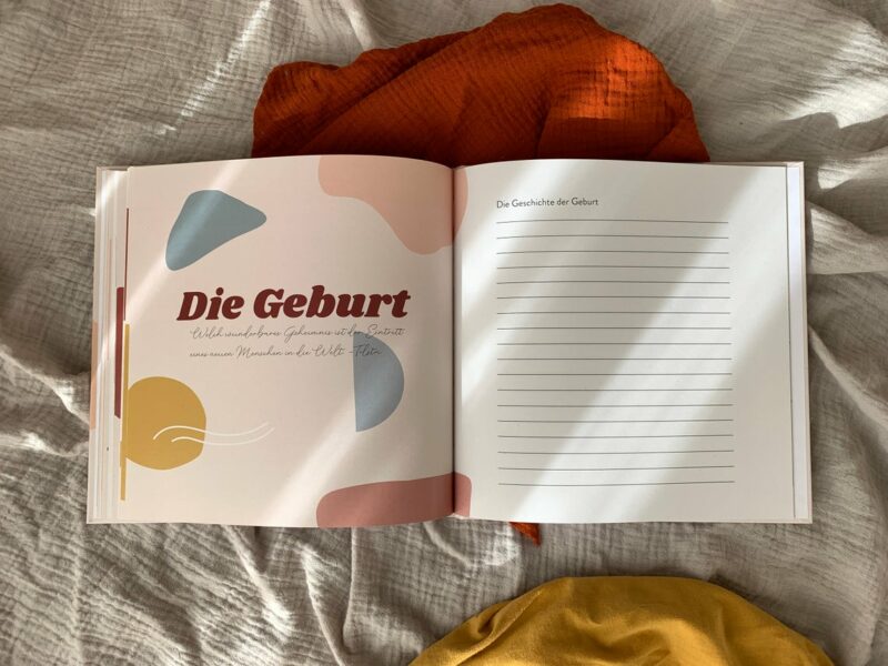 Erinnerungsbuch 'Da wächst Liebe im Bauch'