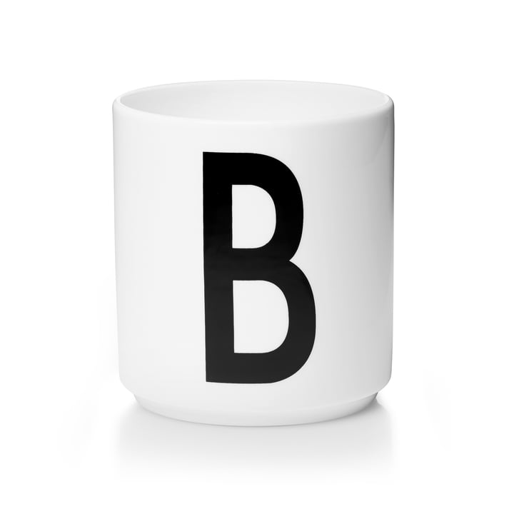 Porzellan Becher Buchstaben DesignLetters Personal Cup