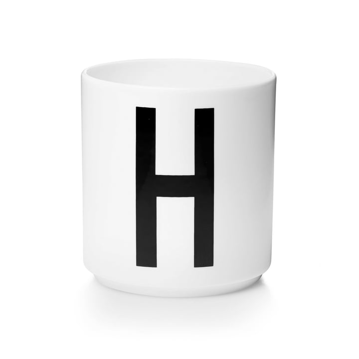 Porzellan Becher Buchstaben DesignLetters Personal Cup