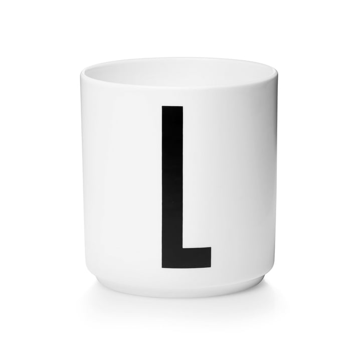 Porzellan Becher Buchstaben DesignLetters Personal Cup