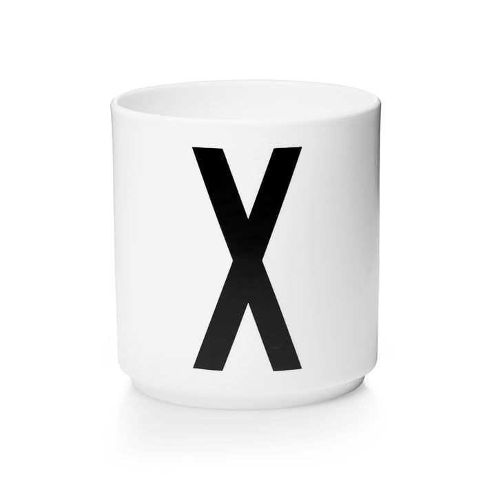 Porzellan Becher Buchstaben DesignLetters Personal Cup