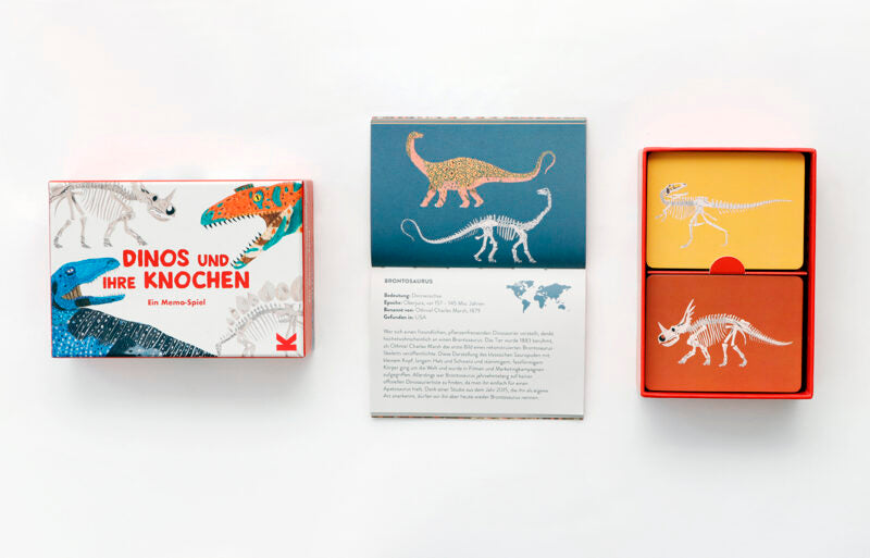 Memo-Spiel 'Dinos und ihre Knochen'