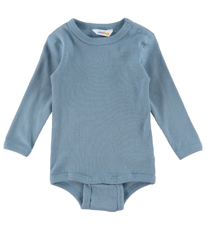 Langarm Body Baumwolle Joha 'Blau'