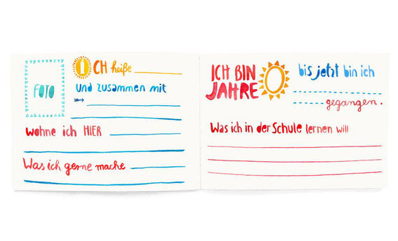 Erinnerungsbuch 'Mein 1. Schuljahr' Frau Ottilie