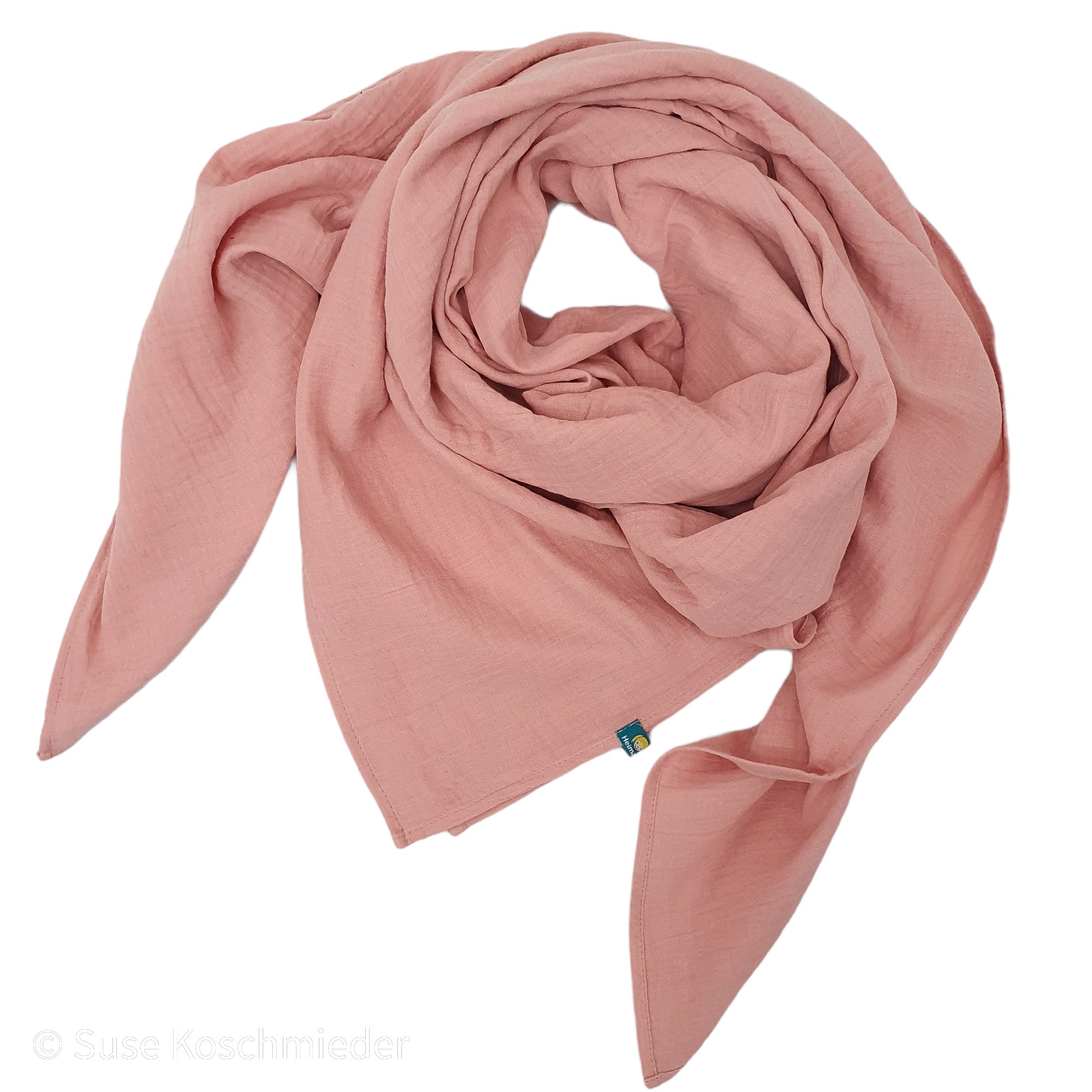 Musselintuch 'lachs'