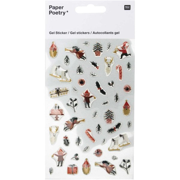 PAPER POETRY Gel-Sticker 'Jolly Christmas Classic'