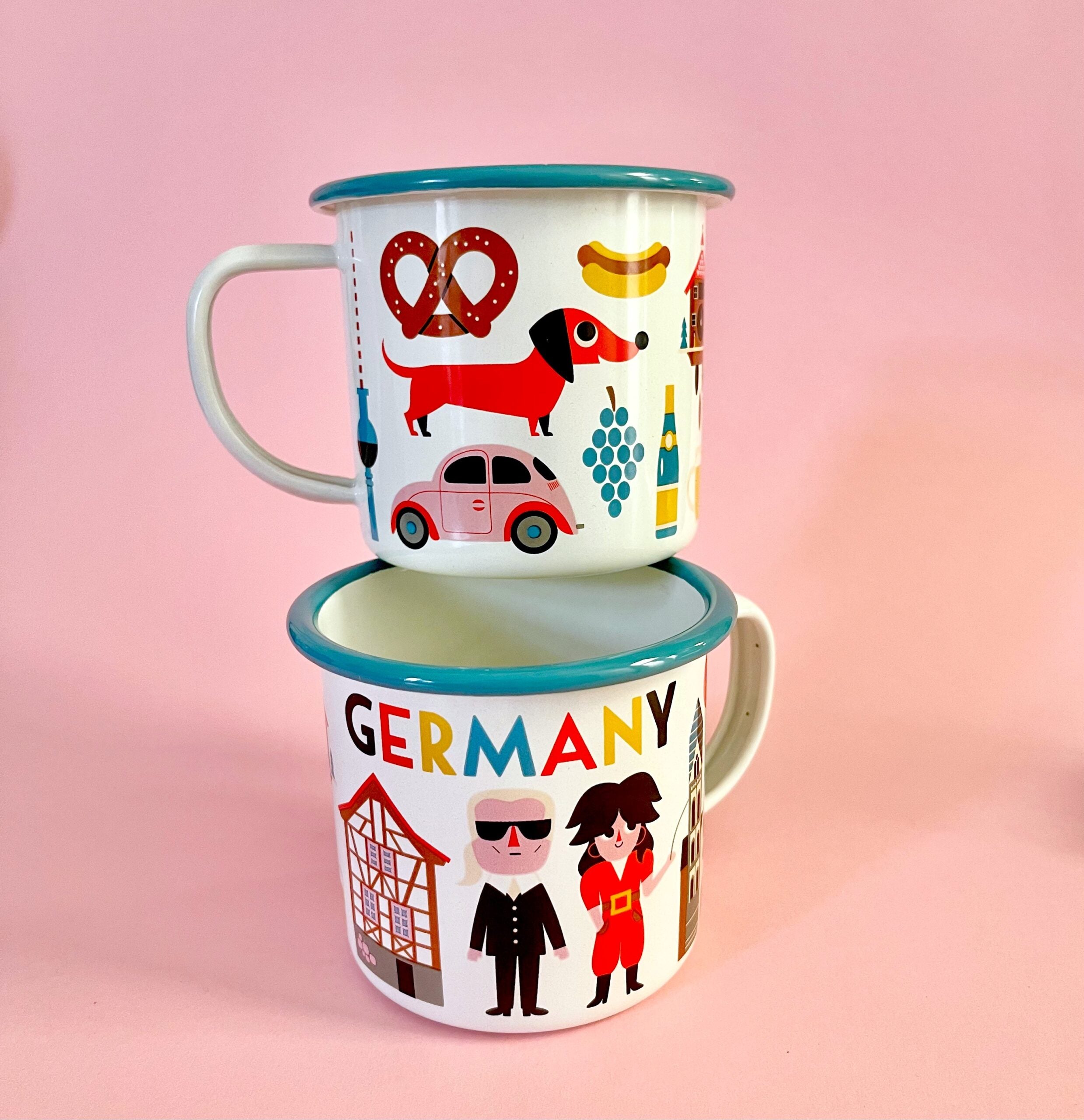Emaille Tasse 'Germany' OMM Design