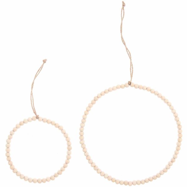 Holzperlenring 'natur'