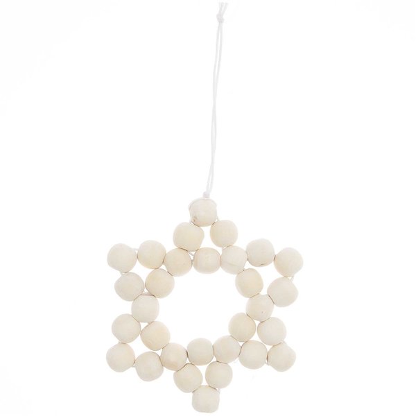 Holzperlenstern klein 'natur'