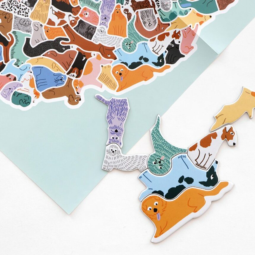 299 Hunde und eine Katze I Puzzle Laurence King Verlag