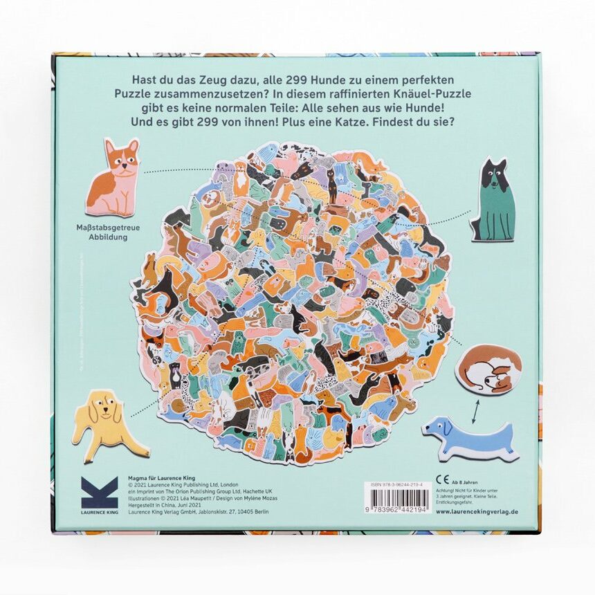 299 Hunde und eine Katze I Puzzle Laurence King Verlag