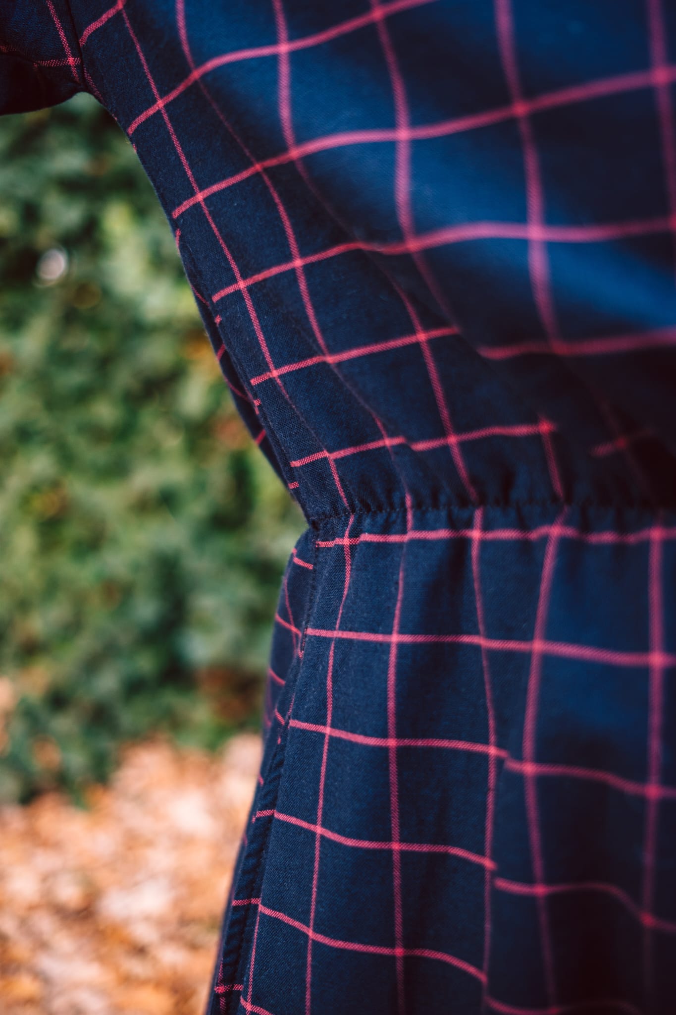 MidiKleid langarm 'Grid' verschiedene Farben