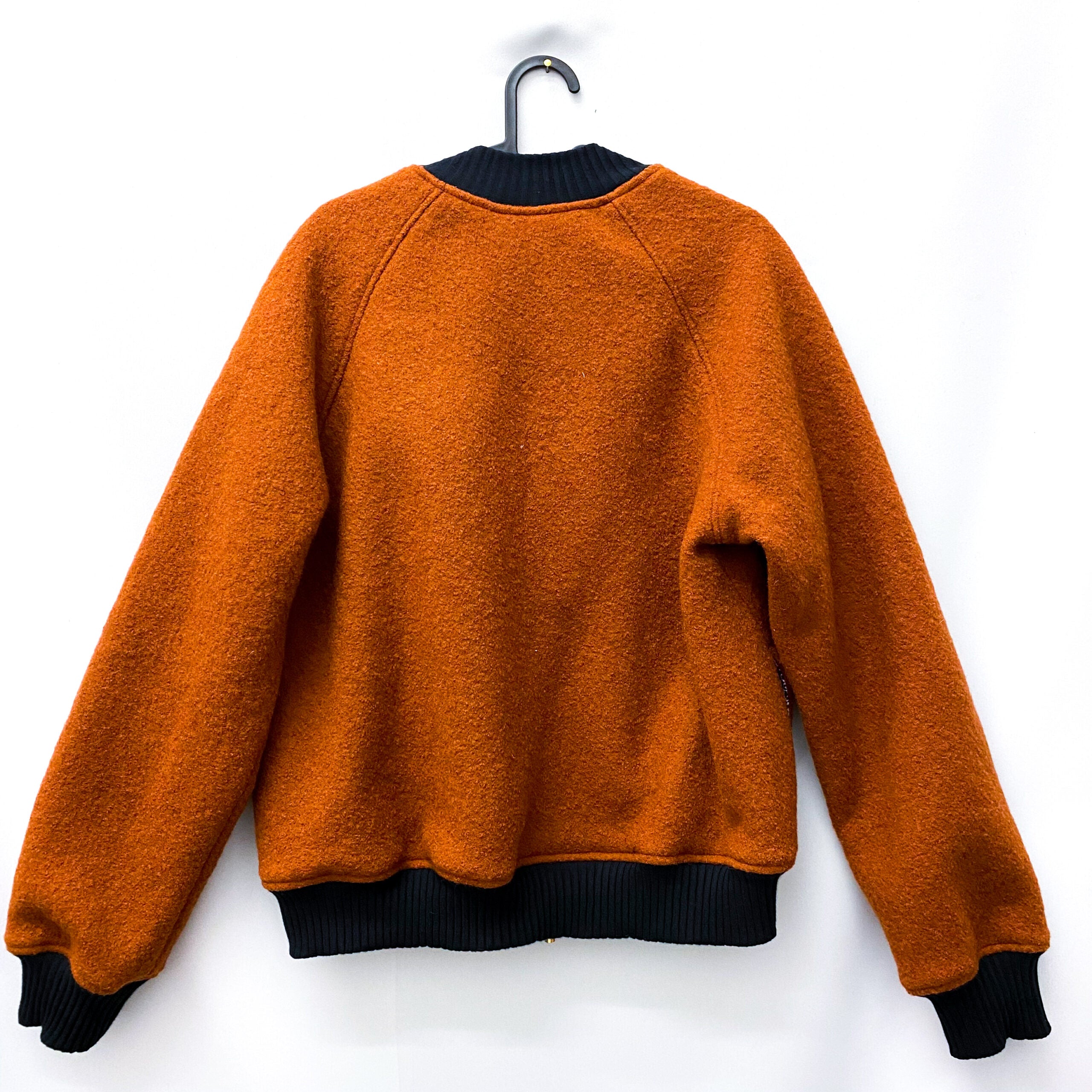 Bomberjacke Wollwalk rost/Leo