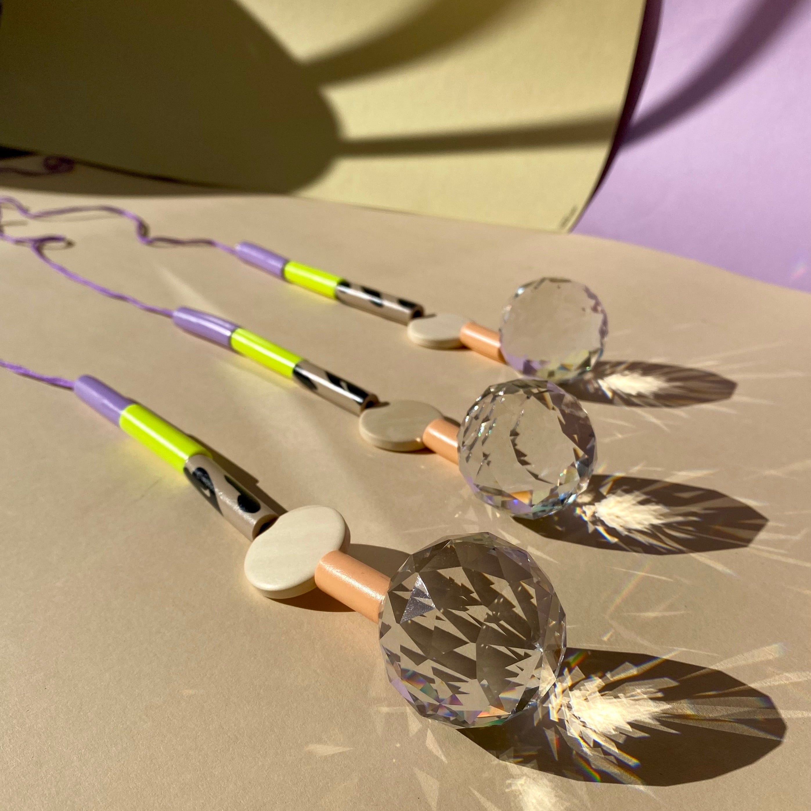 Frau Montag x Studio du. 'Suncatcher' gelb & flieder