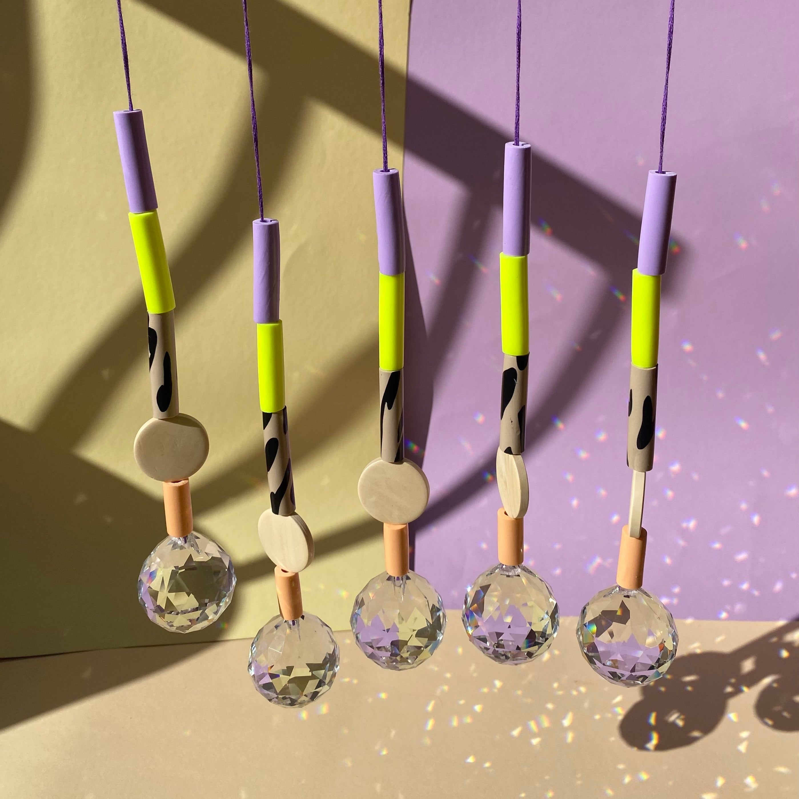 Frau Montag x Studio du. 'Suncatcher' gelb & flieder