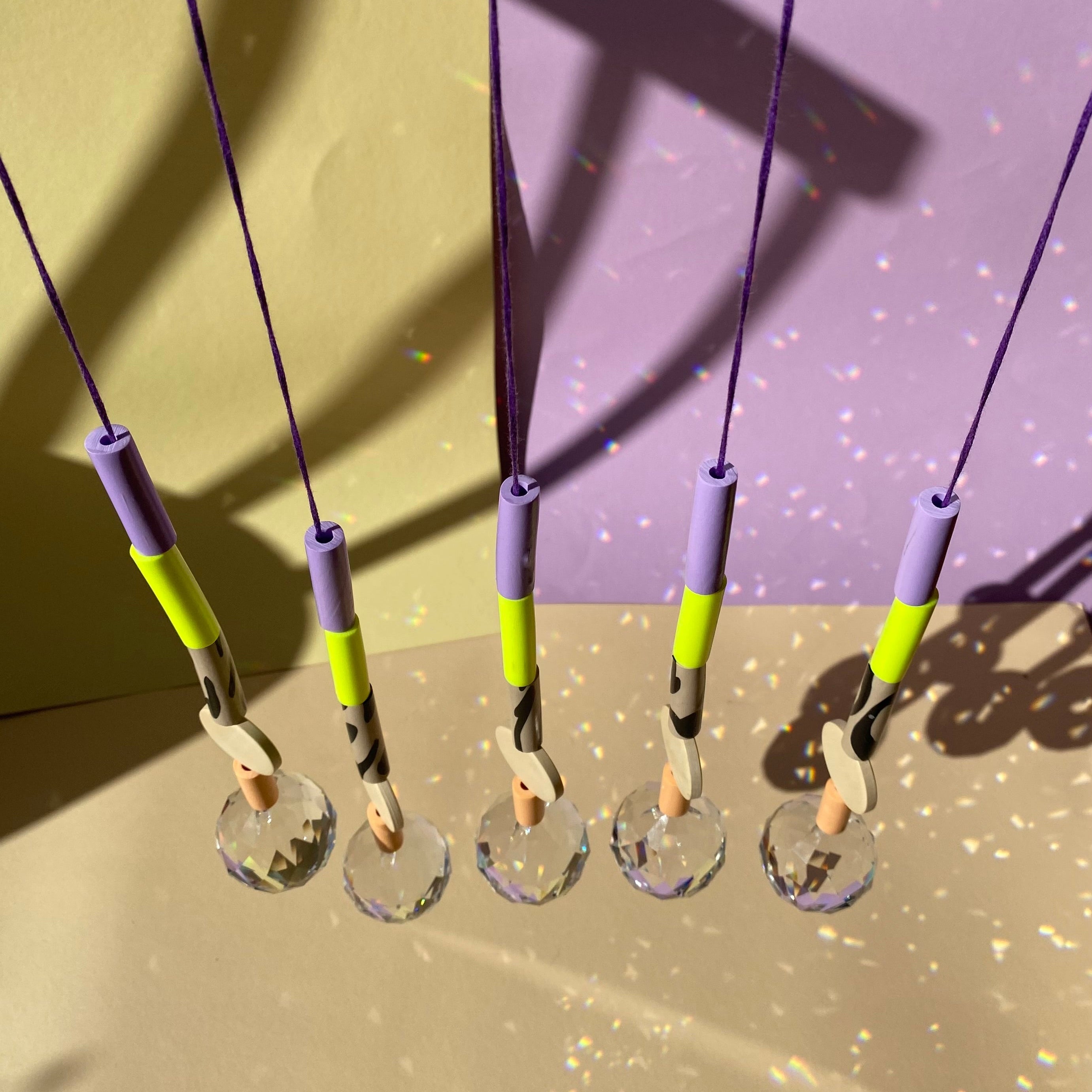 Frau Montag x Studio du. 'Suncatcher' gelb & flieder