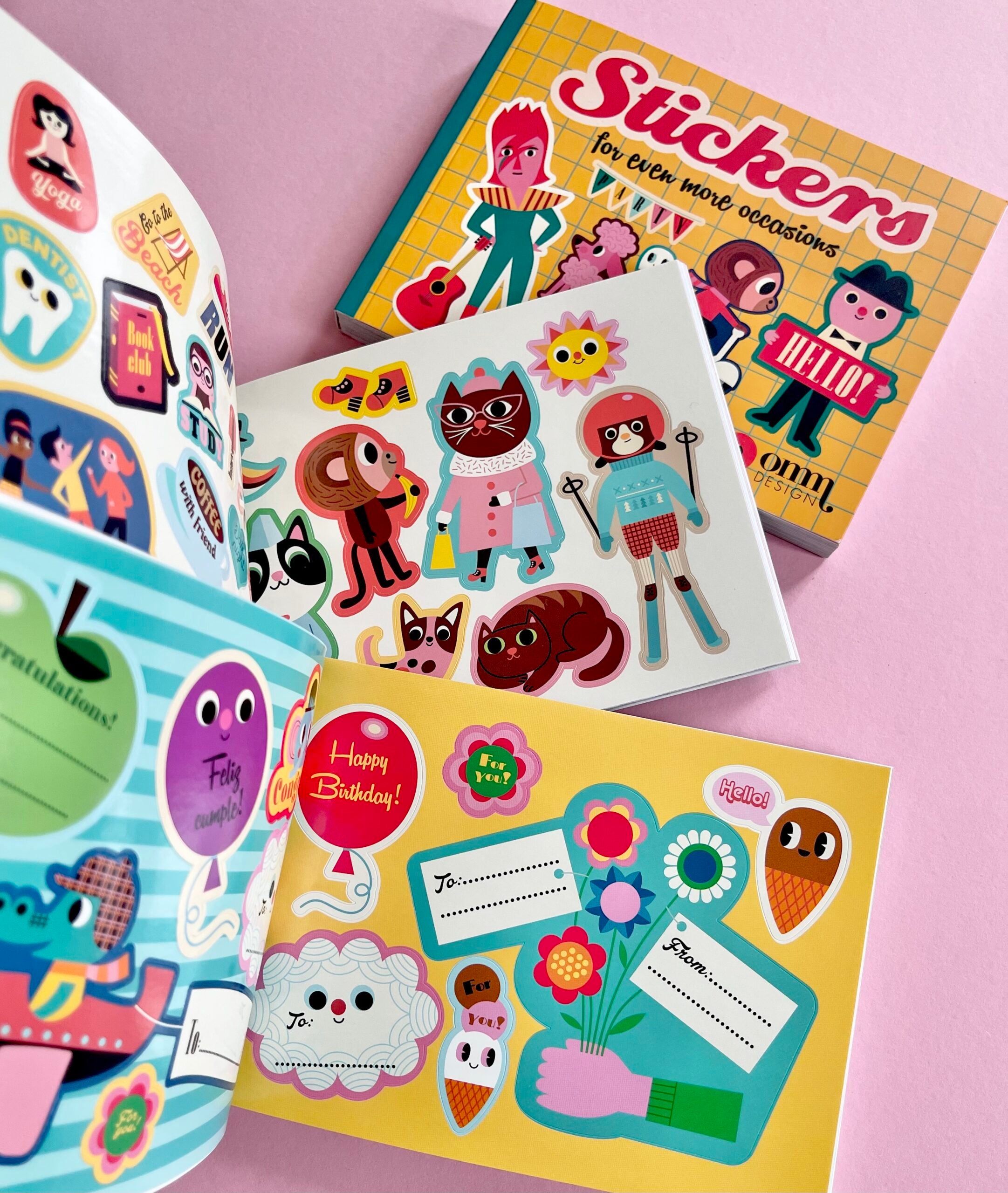 Stickerbuch 'STICKERS FOR even more OCCASIONS'