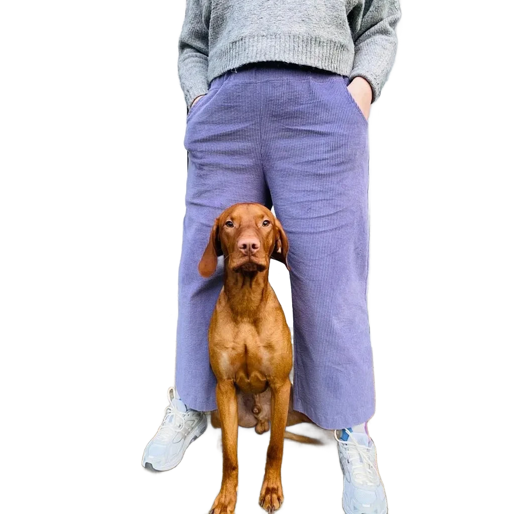 CORDULA Cord Culotte Ladies gräuliches flieder