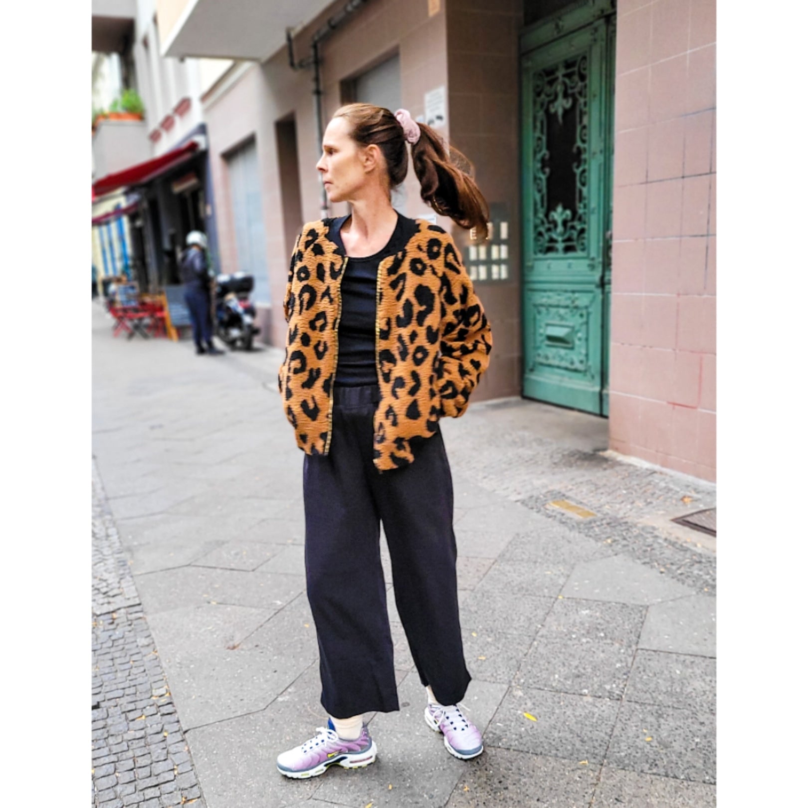 Bomberjacke LEO Teddy caramel