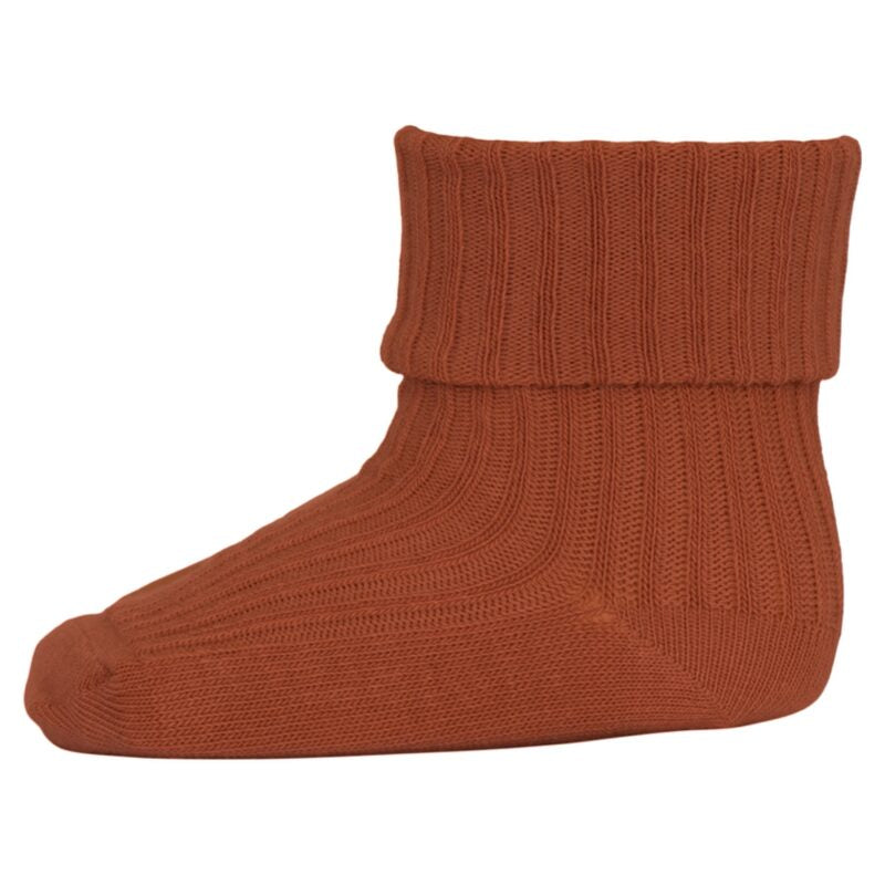 MP Denmark Cotton Baby Rib Socken 'Autumn Glaze'