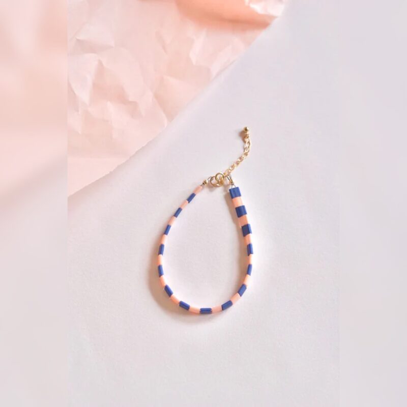 SanSan DOMINO Armband aus Glasperlen 'hydrangea'