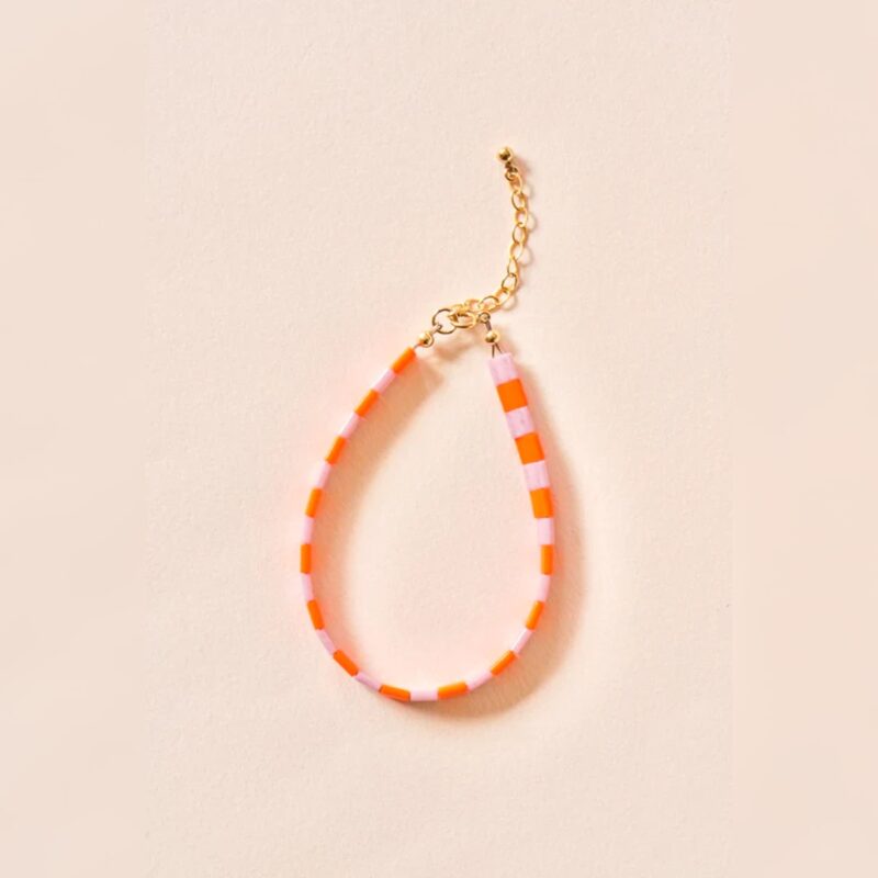 SanSan DOMINO Armband aus Glasperlen 'hibiscus'