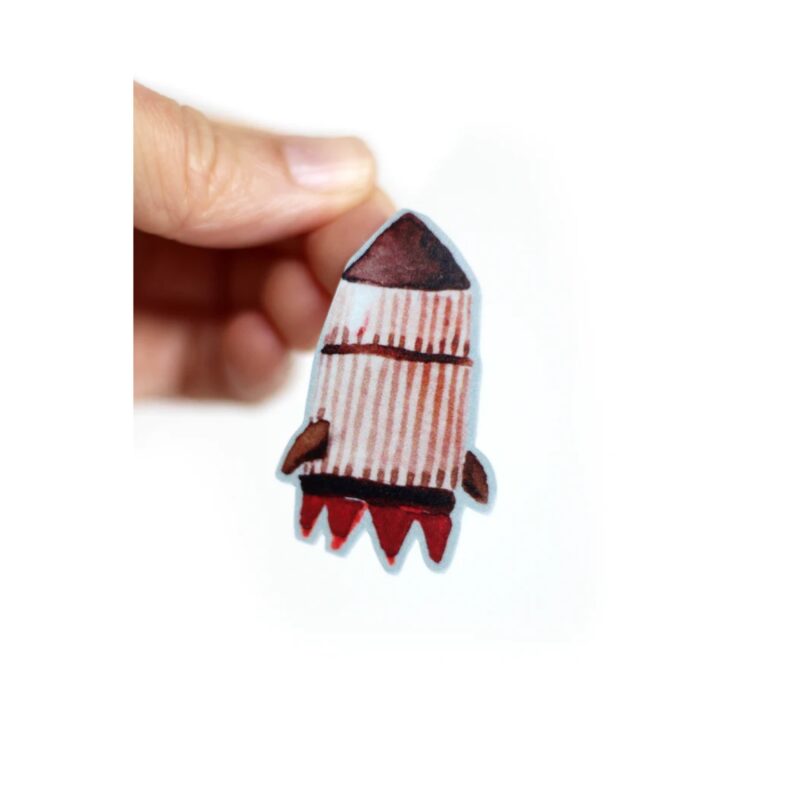 Reflektierender Sticker 'Rakete'-3er Set von halfbird
