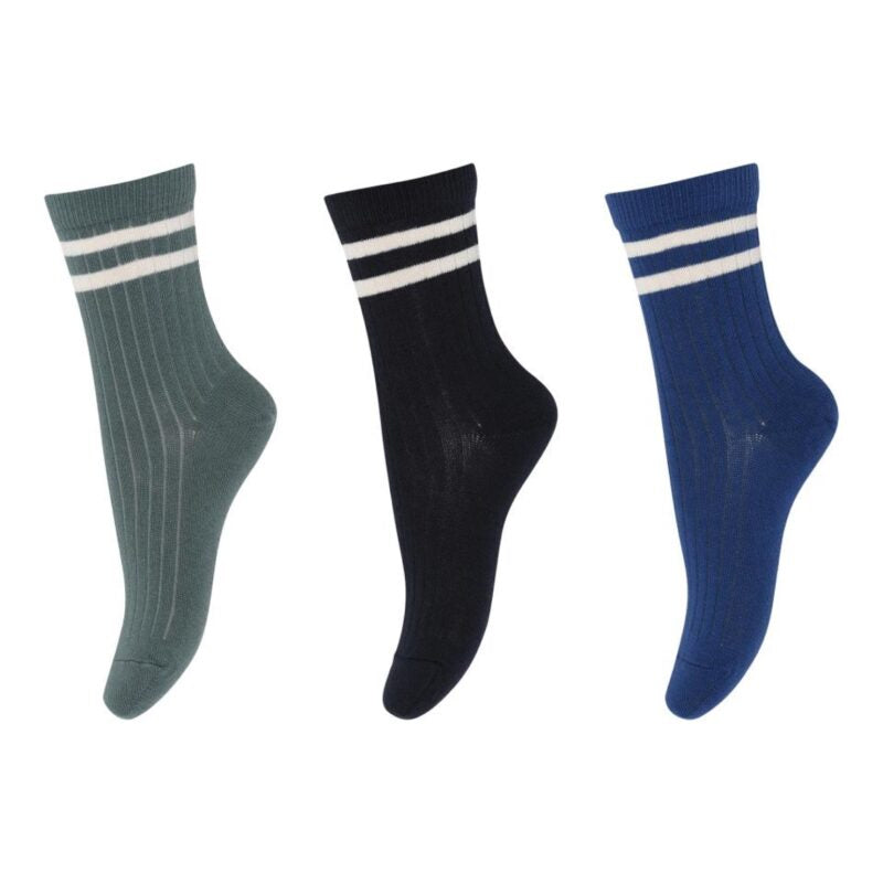 MP Denmark Ben Socken '3er-Pack - blue multi mix'