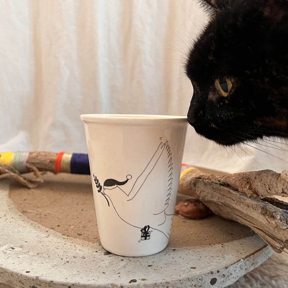 helen b Becher 'Santa Peace Pigeon'