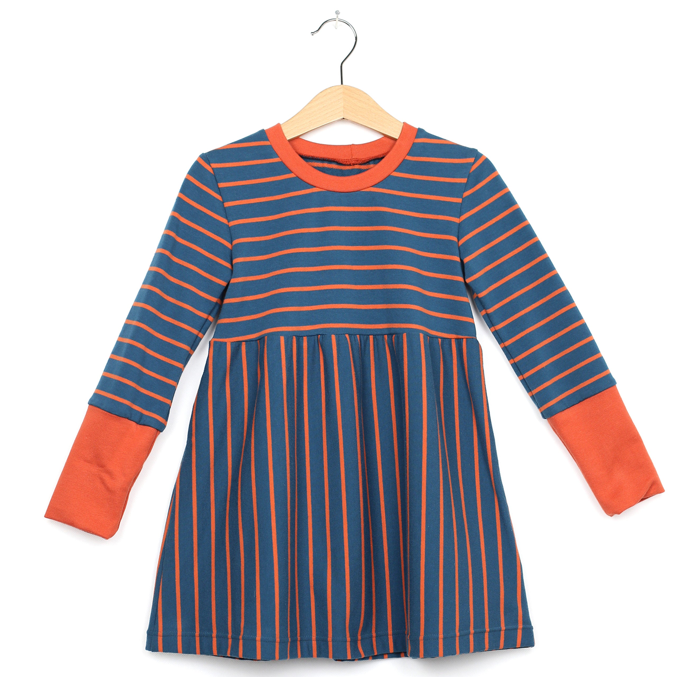 Kleid rost/geringelt