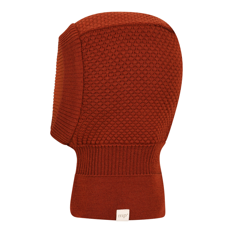 MP Denmark Oslo Balaclava 'Rustic Clay' mit Windstopp aus Wolle