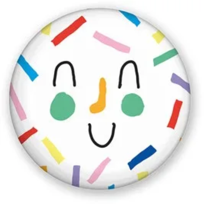 Unter Pinien Button 'Cool Streusel'