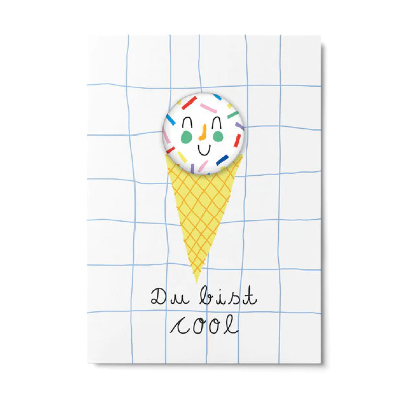 Unter Pinien Button 'Cool Streusel'