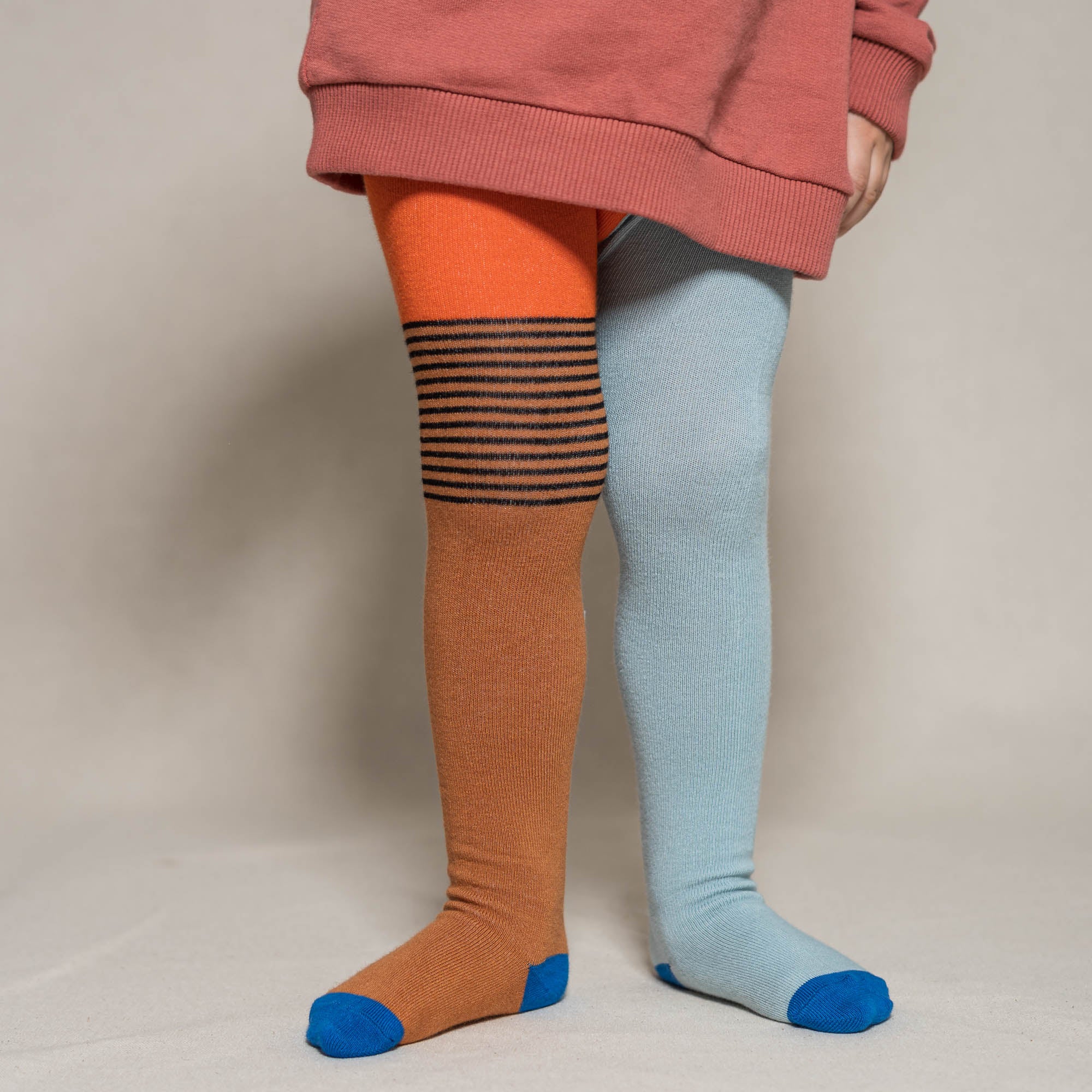 Baby-und Kinderstrumpfhose halb/halb rust nicenicenice