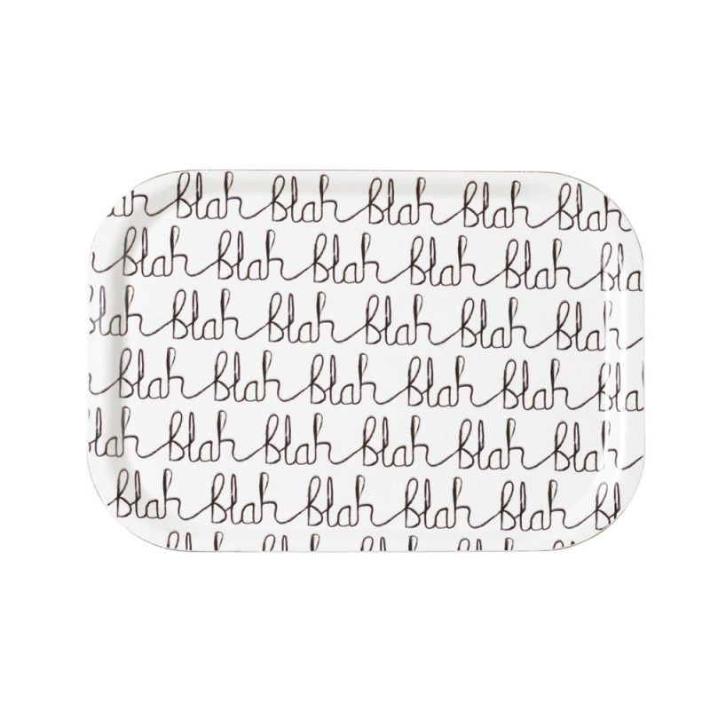 Donna Wilson Mini Tablett ' Blah Blah '