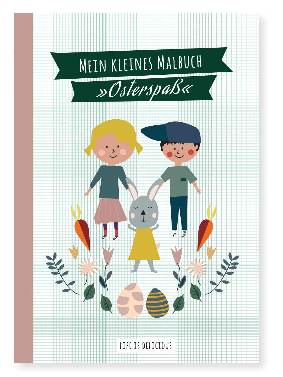 Malbuch 'Osterspaß' Life is Delicious